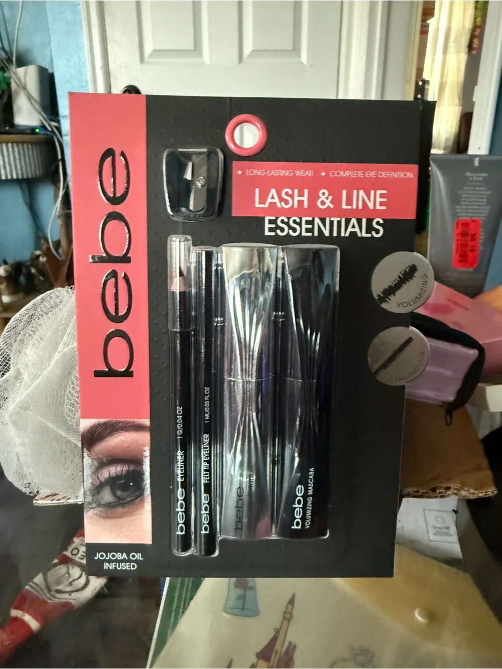 bebe Lash & Line Essentials Makeup Kit – Black and Pink Accent